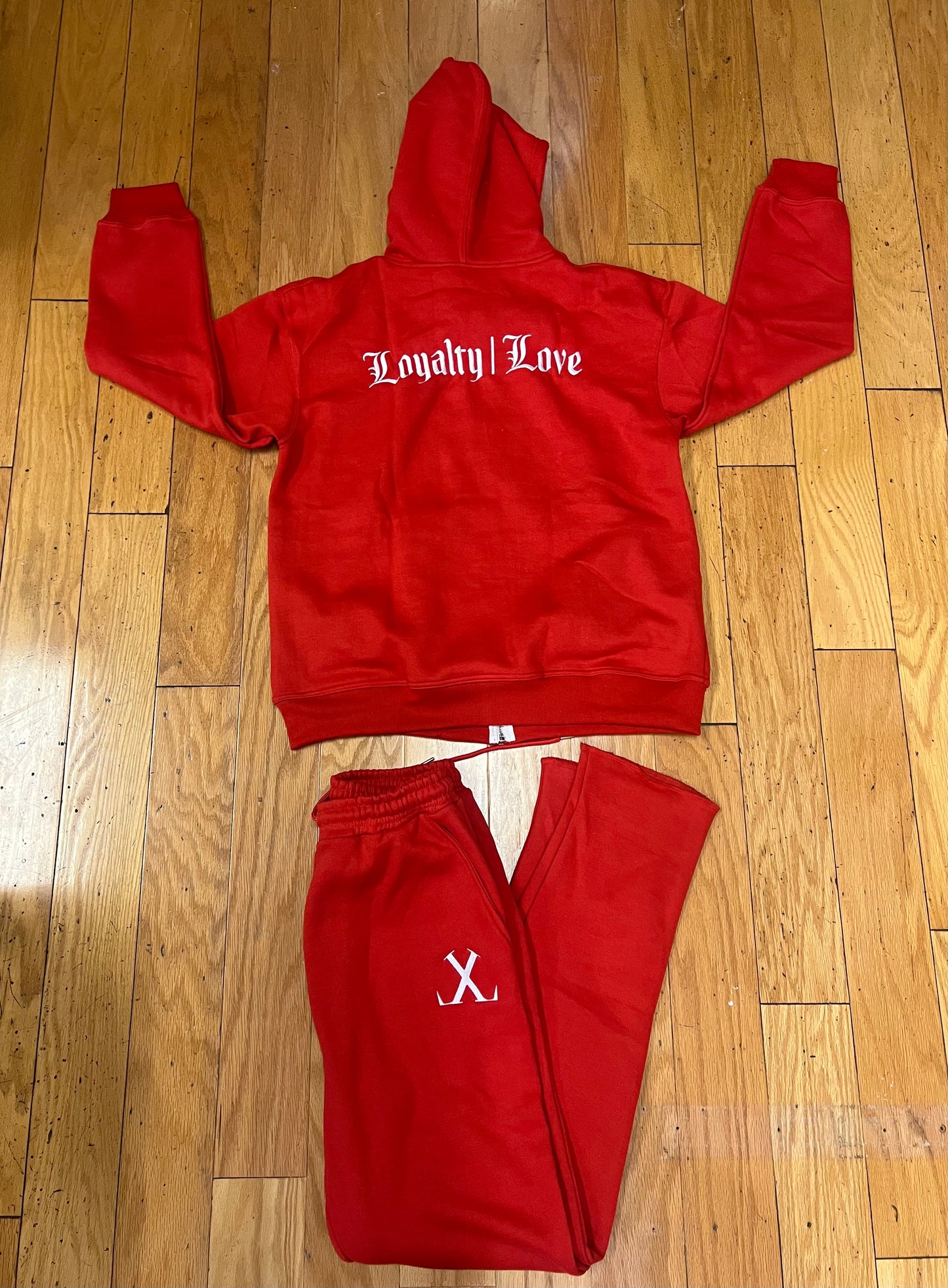 Red Loyalty Love Zip up