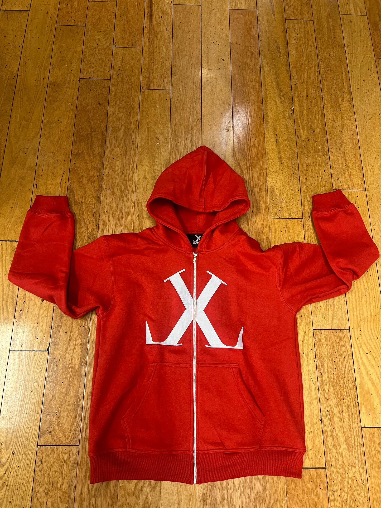 Red Loyalty Love Zip up